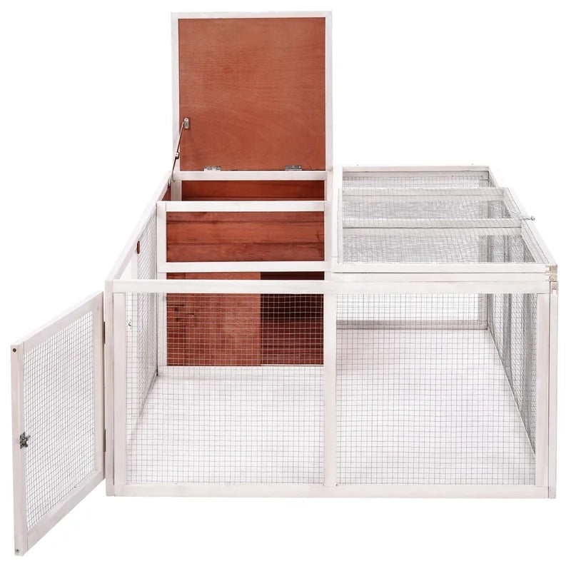 61.8 inches Rabbit Playpen Coop Pet House Small Animal Cage