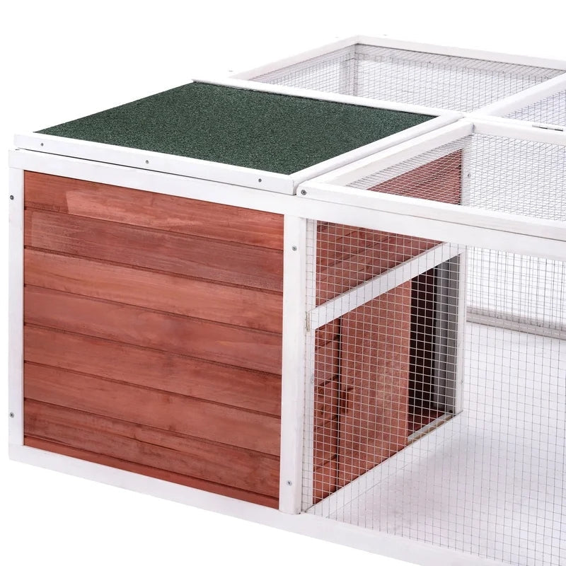 61.8 inches Rabbit Playpen Coop Pet House Small Animal Cage