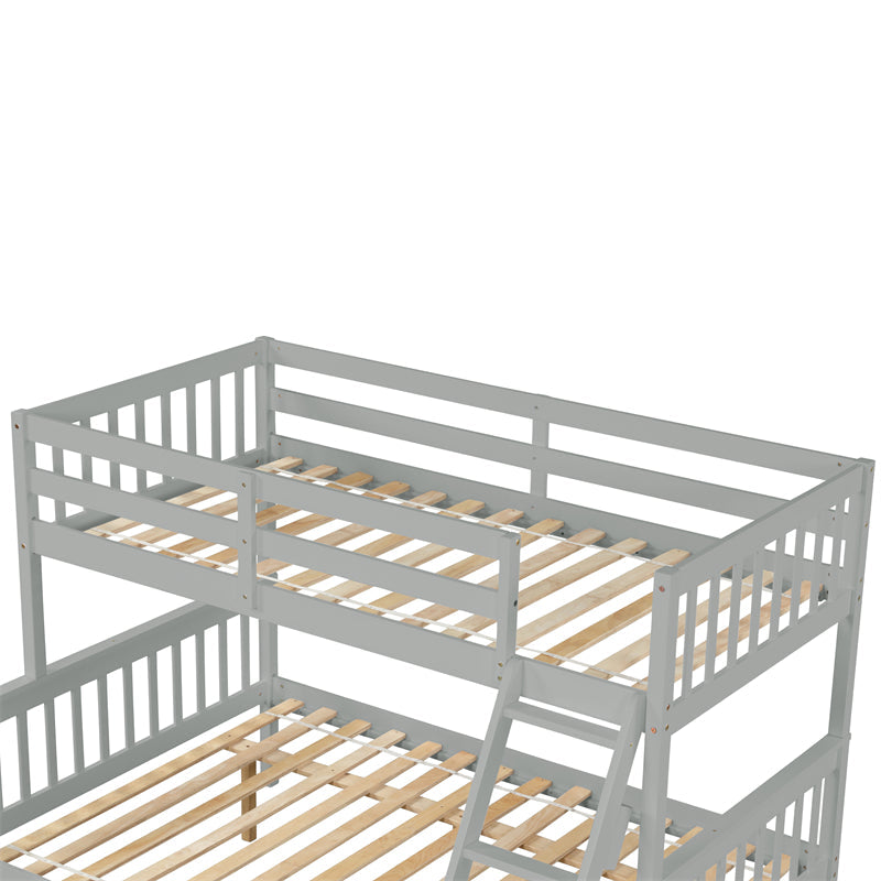 Twin Over Full Bunk Bed with Trundle