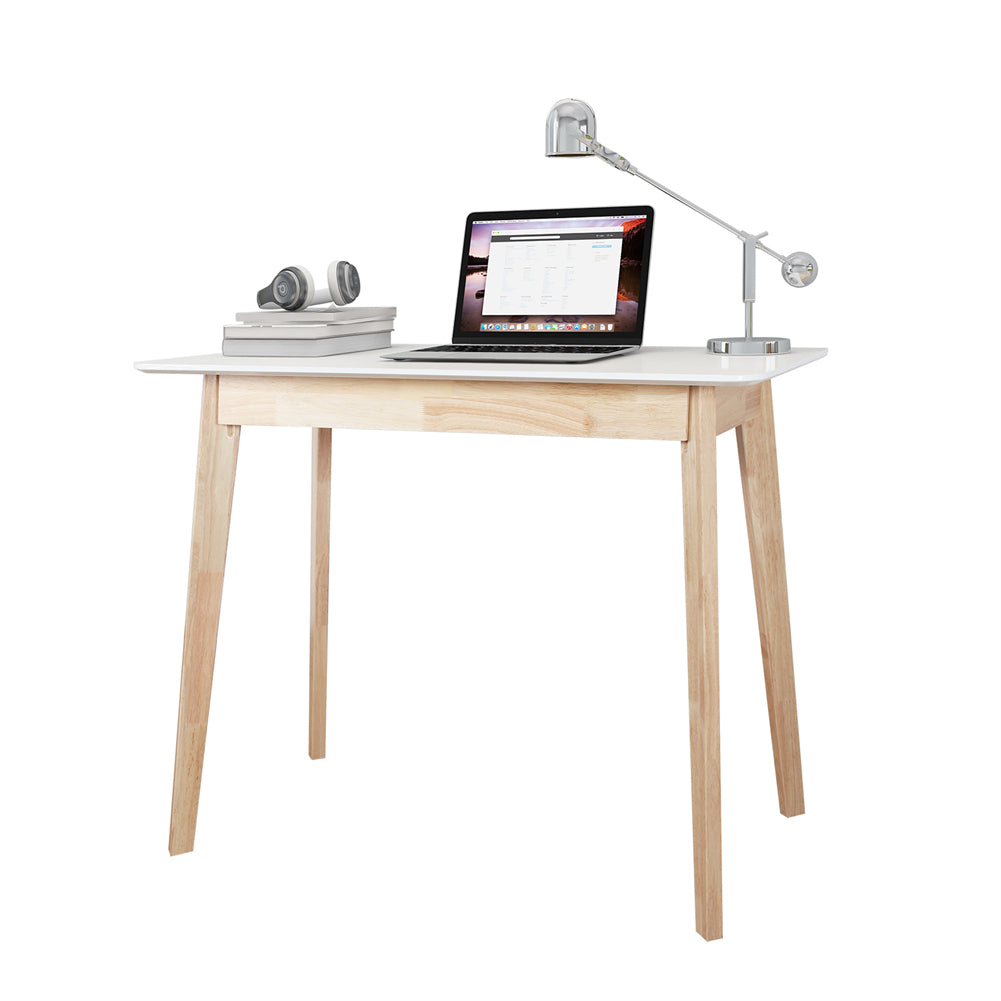 Study Desk Solid Rubber Wood Legs