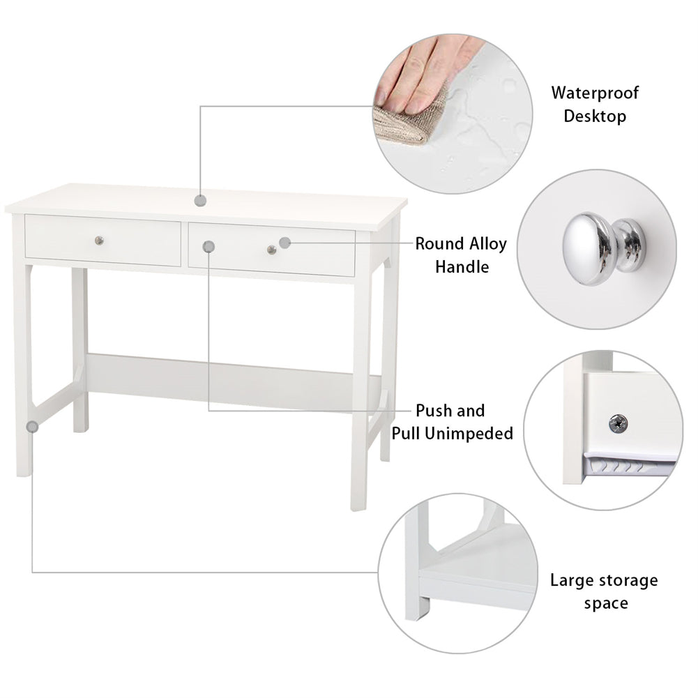 Writing Desk with 2 Drawers