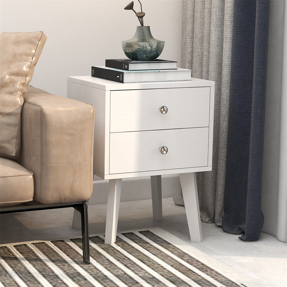 Bedside Table with 2-Drawers