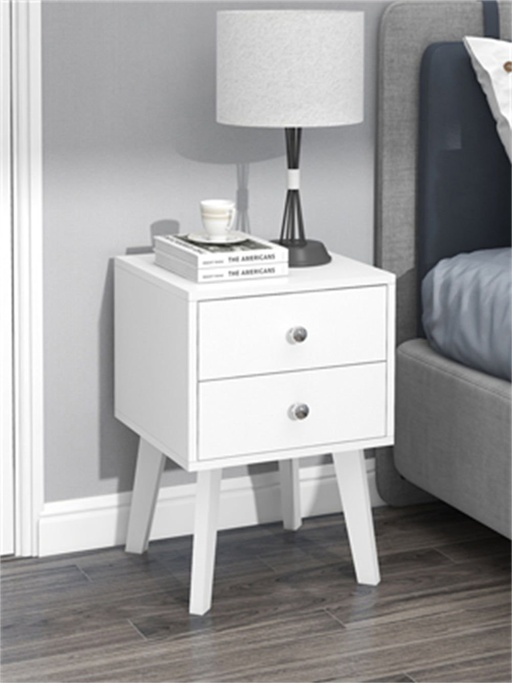 Bedside Table with 2-Drawers