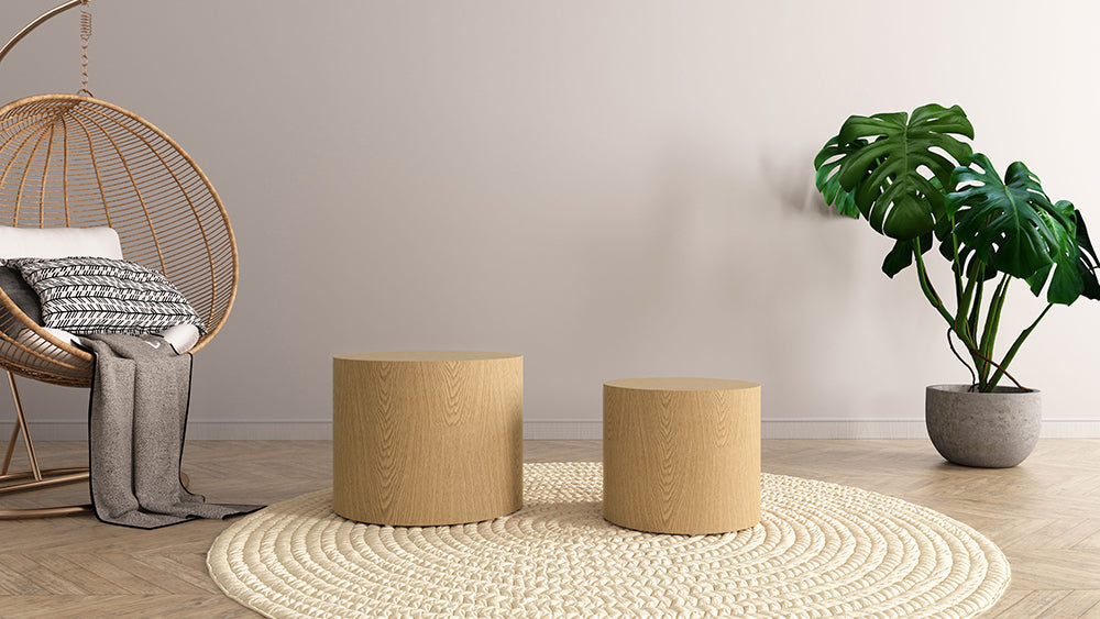 Round Accent Tables Set of 2