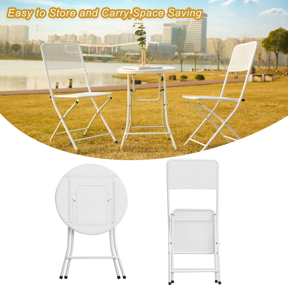 Folding Table and Chairs Set for Outdoor