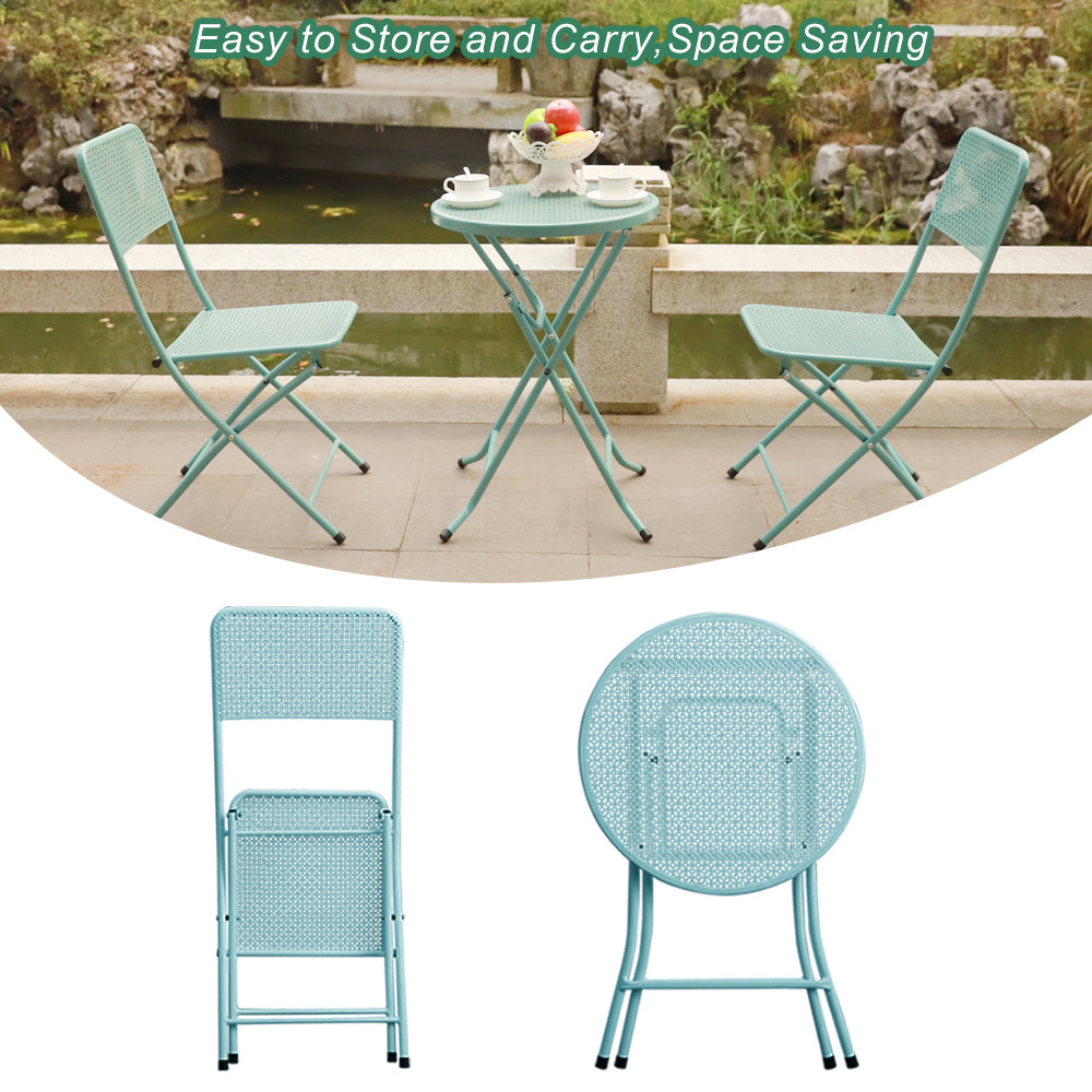 Folding Table and Chairs Set for Outdoor