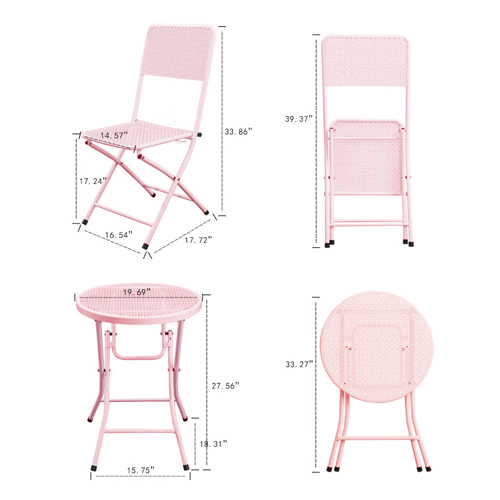 Folding Table and Chairs Set for Outdoor