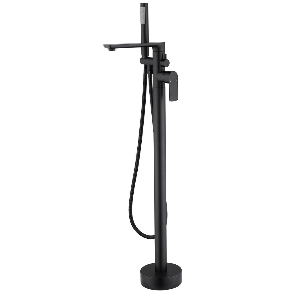 Freestanding Floor Bathtub Faucet with Hand Shower