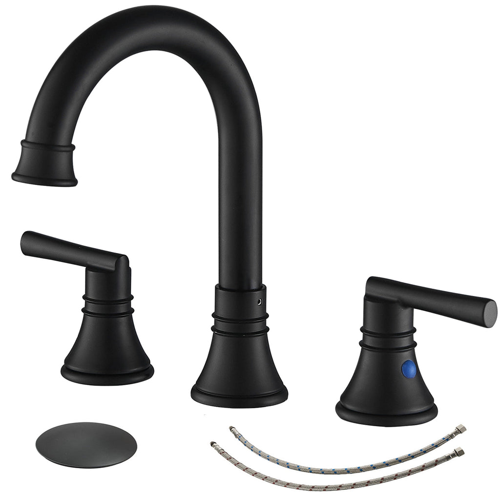 2-Handle Waterfall Bathroom Sink Faucet