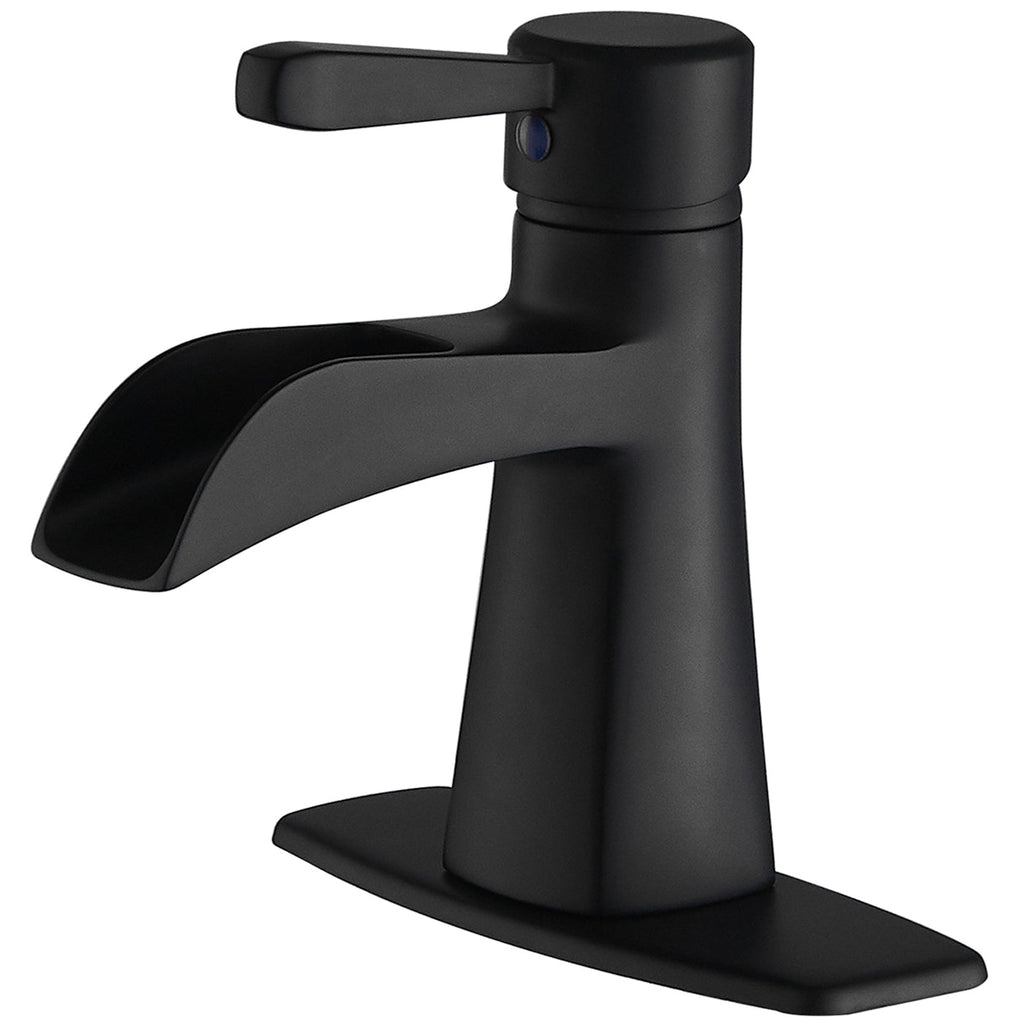 Single Handle Bathroom Faucet With Pop-up Drain