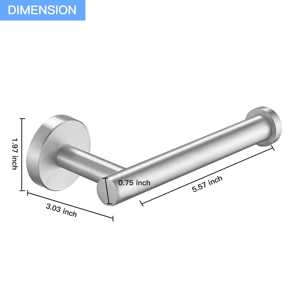 Single Post Wall Mount Toilet Paper Holder