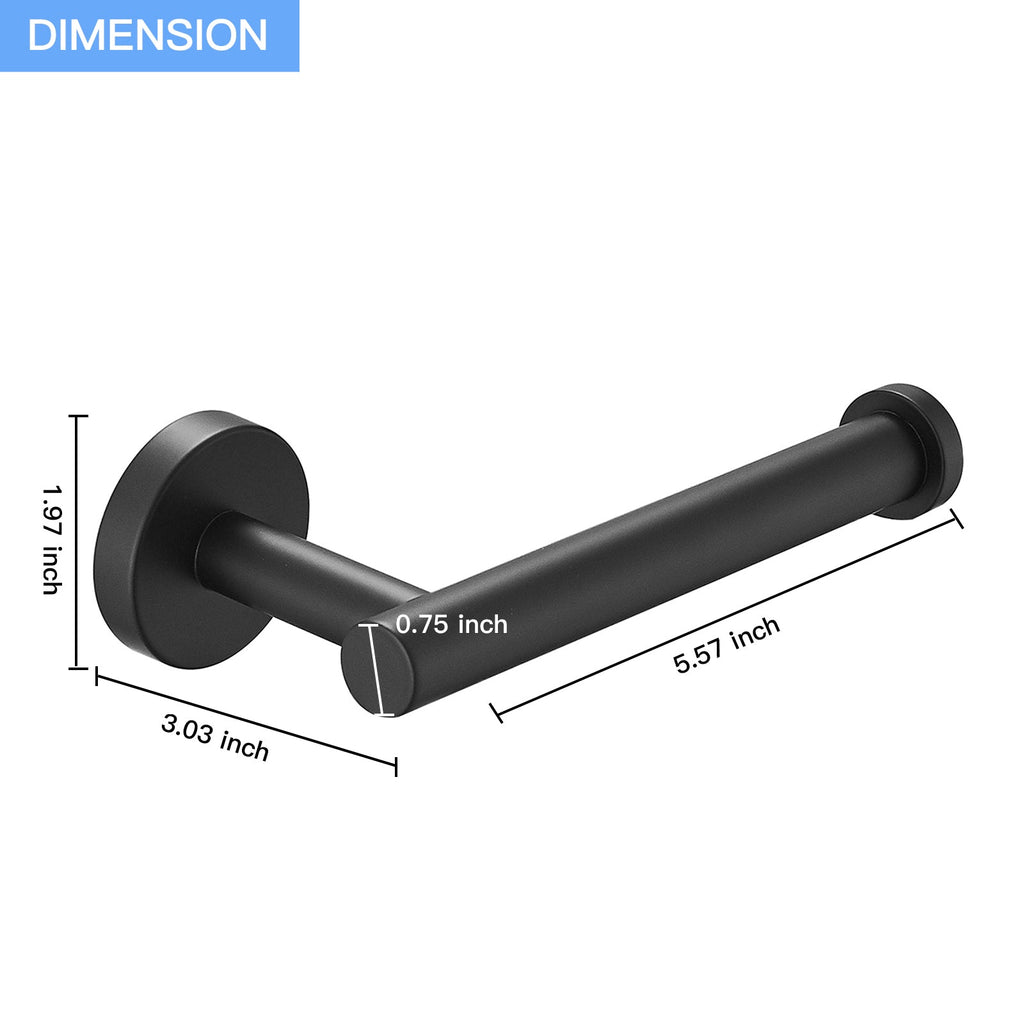 Single Post Wall Mount Toilet Paper Holder