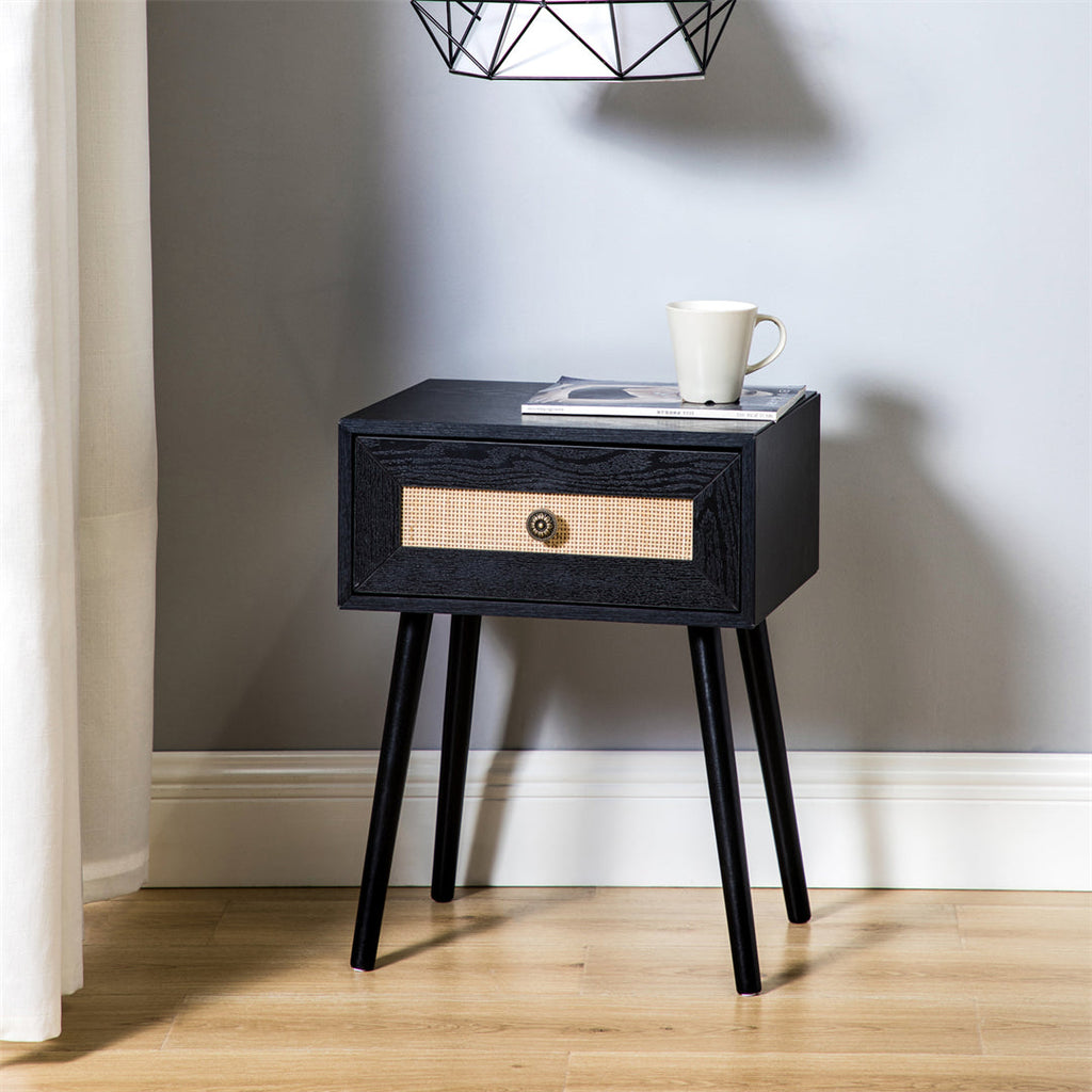 Vintage End Table With Drawer