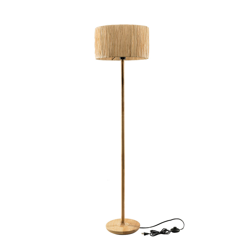 Solid Wood Floor Lamp