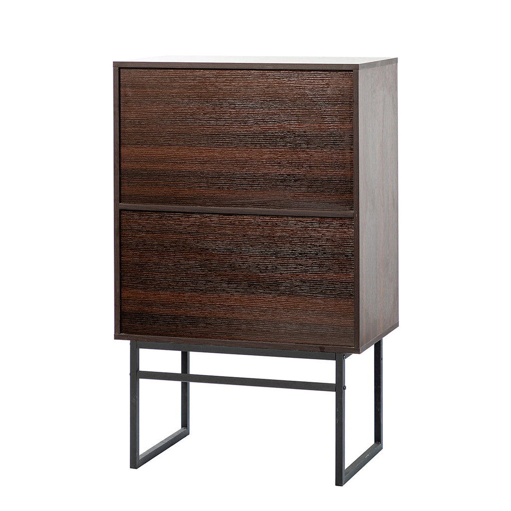 2-Door Accent Cabinet with Interior Shelves, Espresso