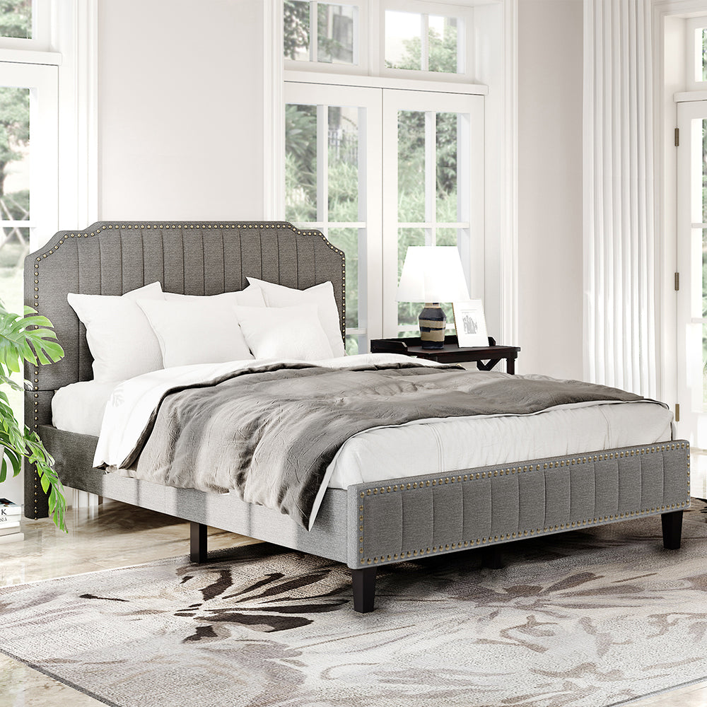 Upholstered Platform Bed