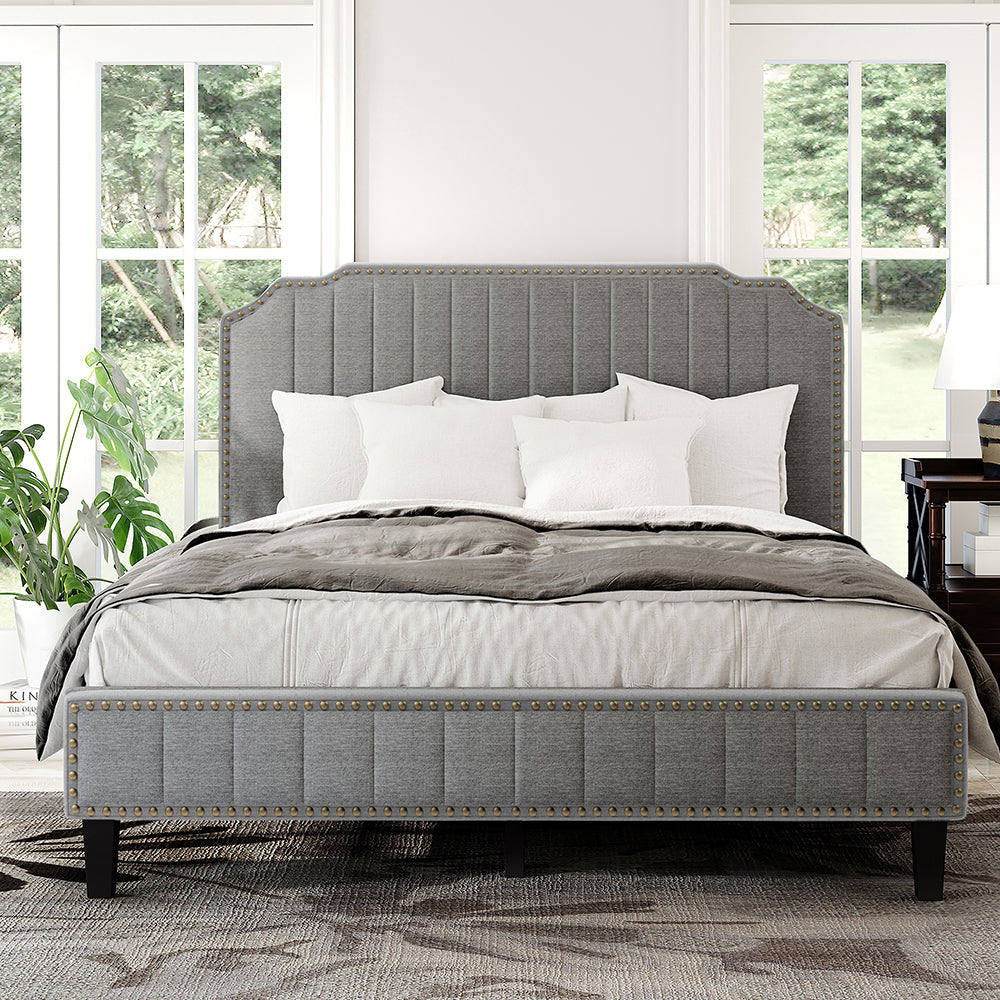 Upholstered Platform Bed